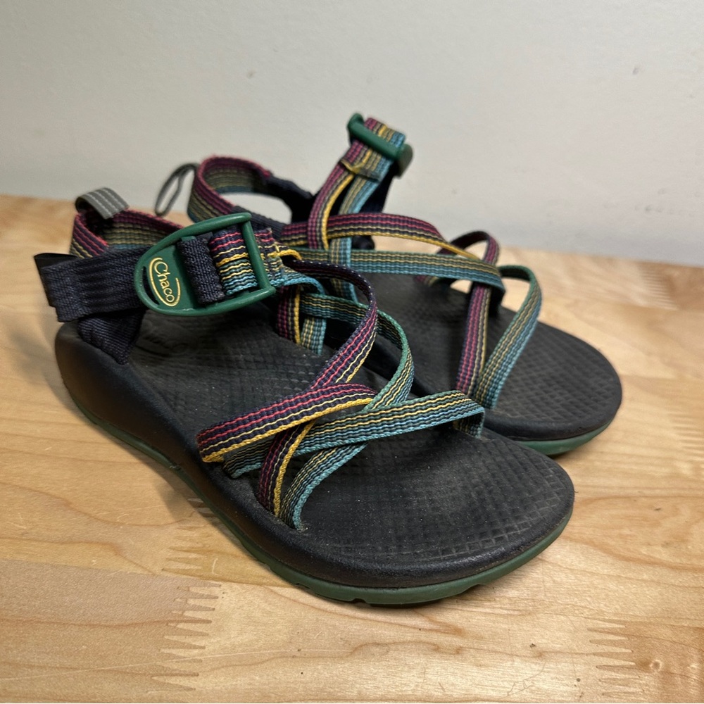Chaco Kids Sandals Size 12 Multicolor Adjustable Hiking Outdoor Shoes